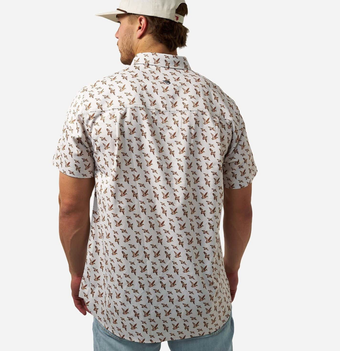 Performance Button Up - Mallards Flying In