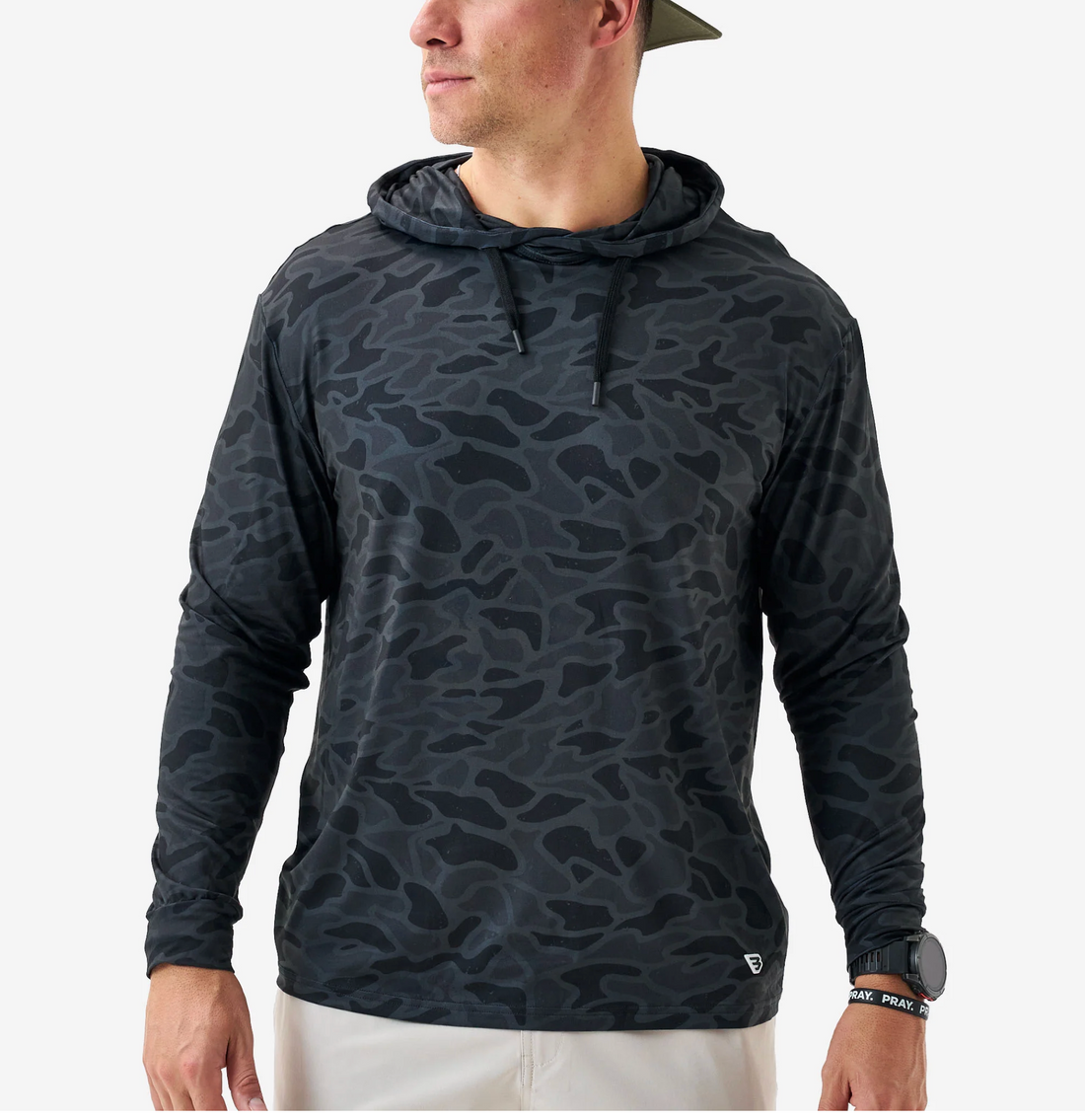 Performance Hoodie - Black Camo