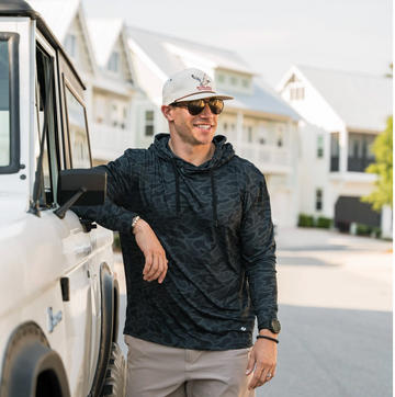 Performance Hoodie - Black Camo