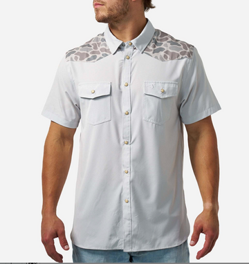 Performance Western Shirt - Bird SZN - Light Grey
