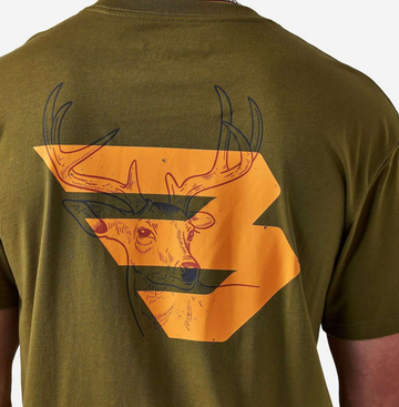 Short Sleeve Tee - Deer Flying B Logo T-Shirt