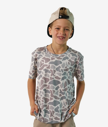 Youth Go To Tee - Classic Deer Camo