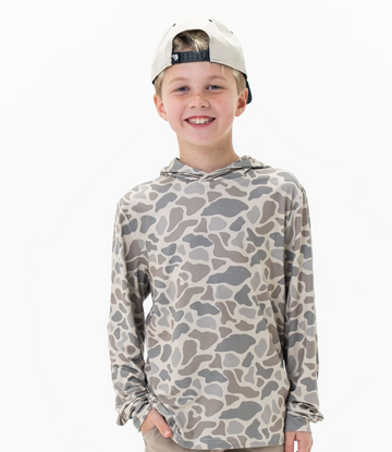 Youth Performance Hoodie - Classic Deer Camo