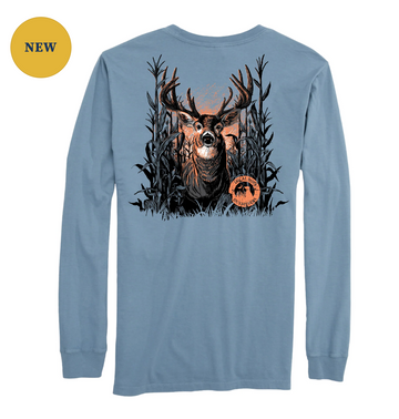Youth Buck Maze Long Sleeve T-Shirt
