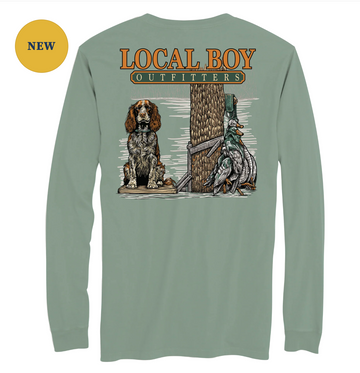 Youth Spaniel Stand Long Sleeve T-Shirt