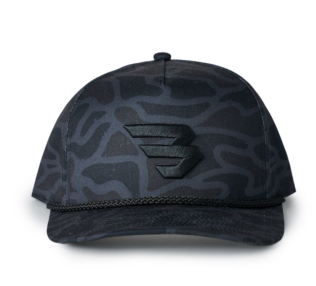 Flying B Hat - Black Camo
