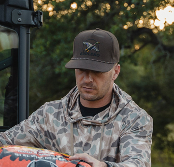Flying Mallard Hat - Brown