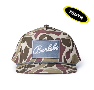 Youth Hat - Burlebo Grey Patch - Camo
