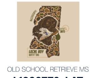Old School Retrieve MS State T-Shirt