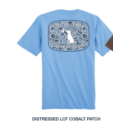 Distressed LCF Cobalt Patch T-Shirt