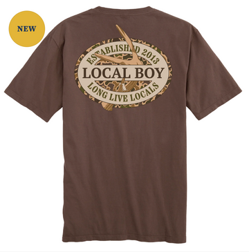 Old School Antler Oval T-Shirt