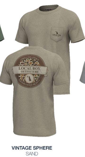 Graphic Heather Blend Crew - Vintage Sphere