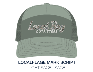 Localflage Mark Script 7 Panel Hat