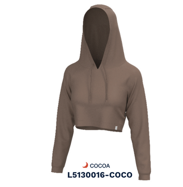 LG Velvet Fleece Cropped Hoodie