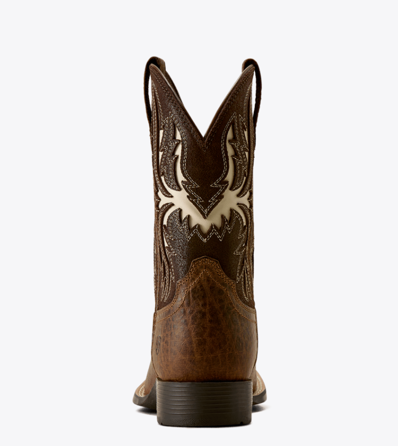 Youth Driftwood Wide Square Toe Western Boot #10080273