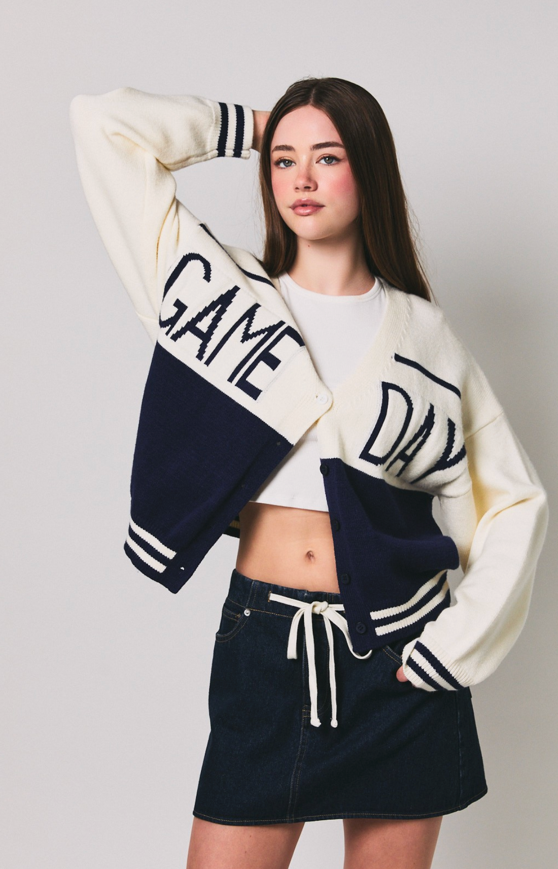 Game Day Graphic Cardigan