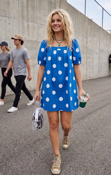 Game Day Polka Dot Dress