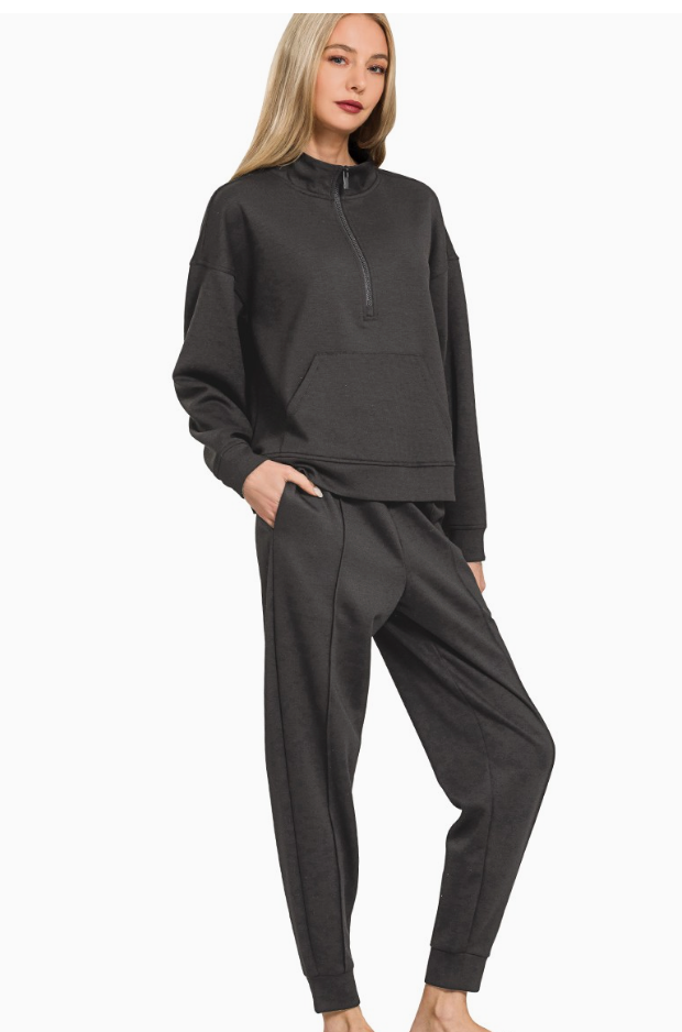 Scuba Half Zip and Joggers Set