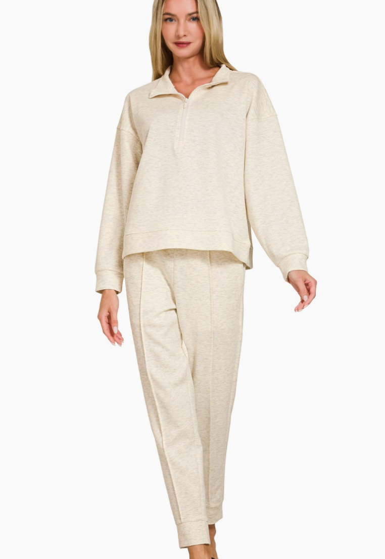Scuba Half Zip Pullover & Jogger Set