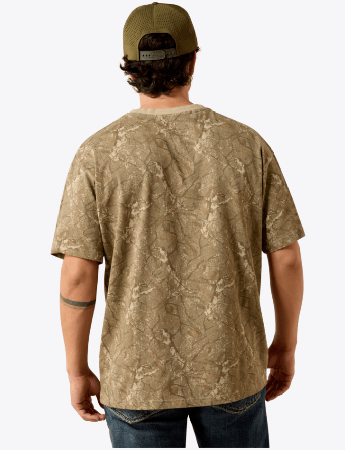 Ariat All Over Print Camo ToughStock Boxy T-Shirt