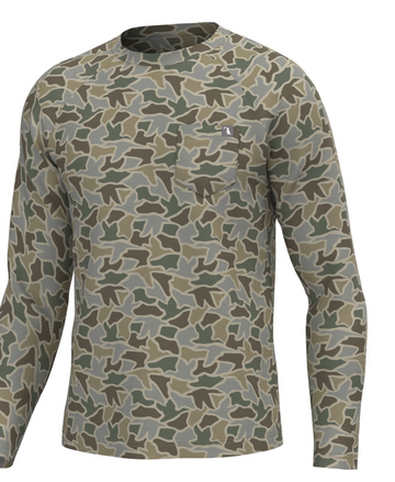 Youth L/S Heather Blend Crew