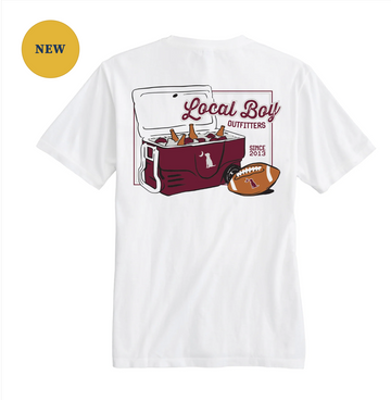 Game Day Cooler T-Shirt | Maroon
