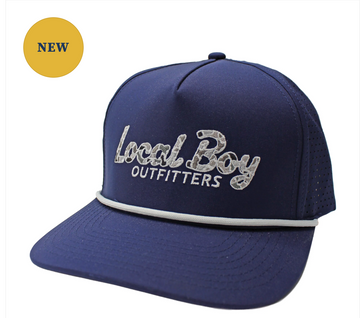 Youth Localflage Mark Script Perforated Rope Hat
