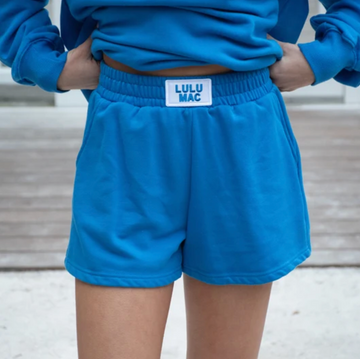 LuLu Mac Terry Cloth Shorts - Bright Blue