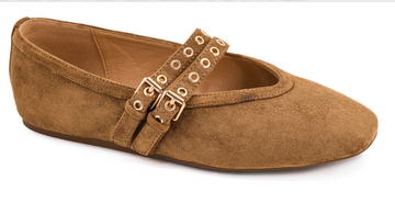 Corky's All Eyes On Me Suede Flat