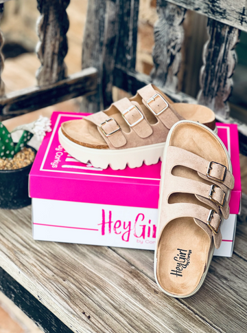 Hey Girl Threes Company Sandal