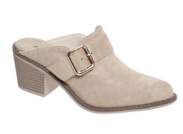 Pierre Dumas Whitney-16 Heeled Mule Shoe