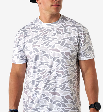 Go To Tee - White Camo
