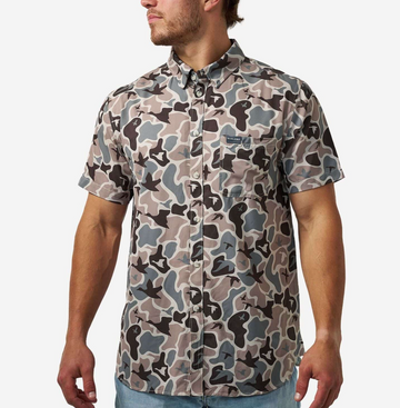 Performance Button Up - Mallard Mayhem Camo