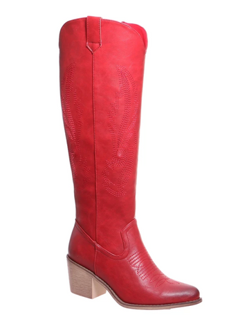 Pierre Dumas Wilder-19 Tall Red Boot
