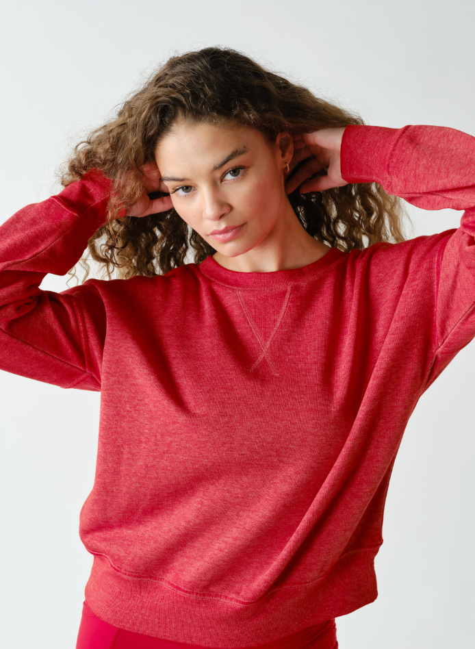 Burned Out Crewneck Sweater