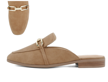 "Eleanor" Suede Toe Slip-On Shoe