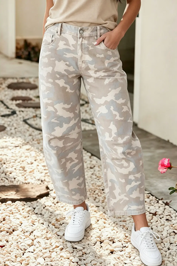The Edgy Camo Harem Jeans