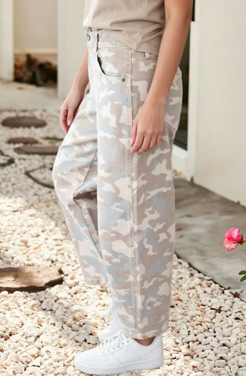 The Edgy Camo Harem Jeans