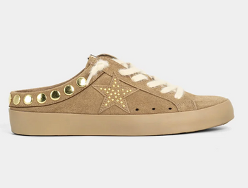 ShuShop Pia Sneaker  - Camel Suede