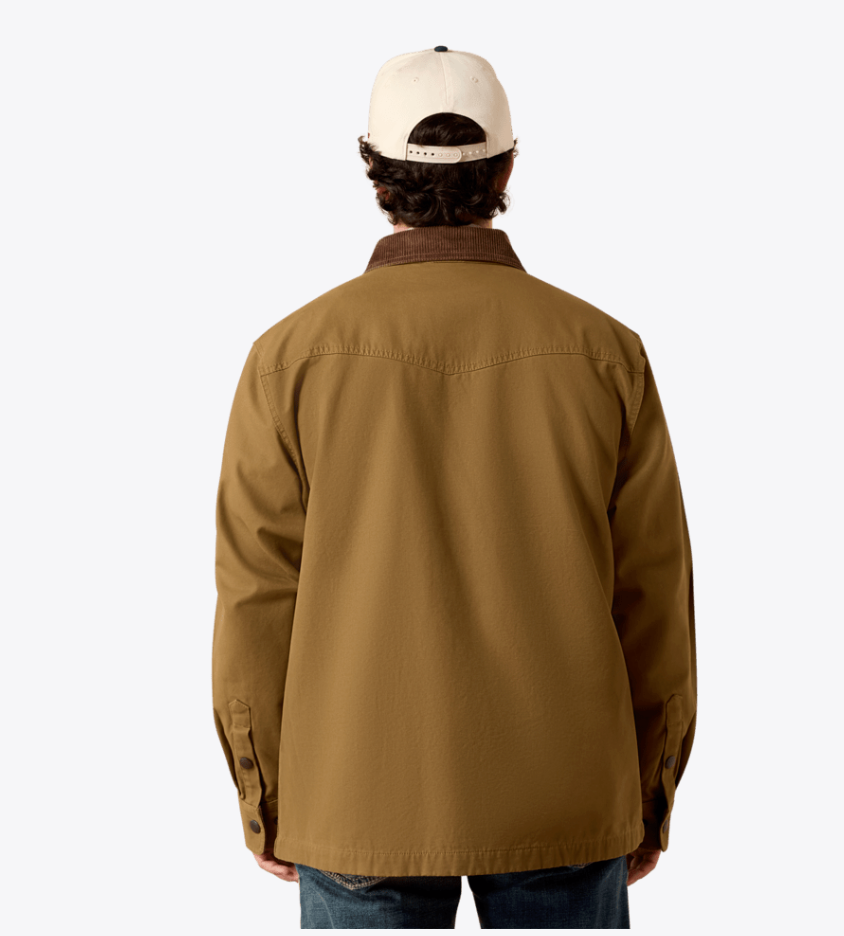 Men's Retro Canvas Shirt Jacket
