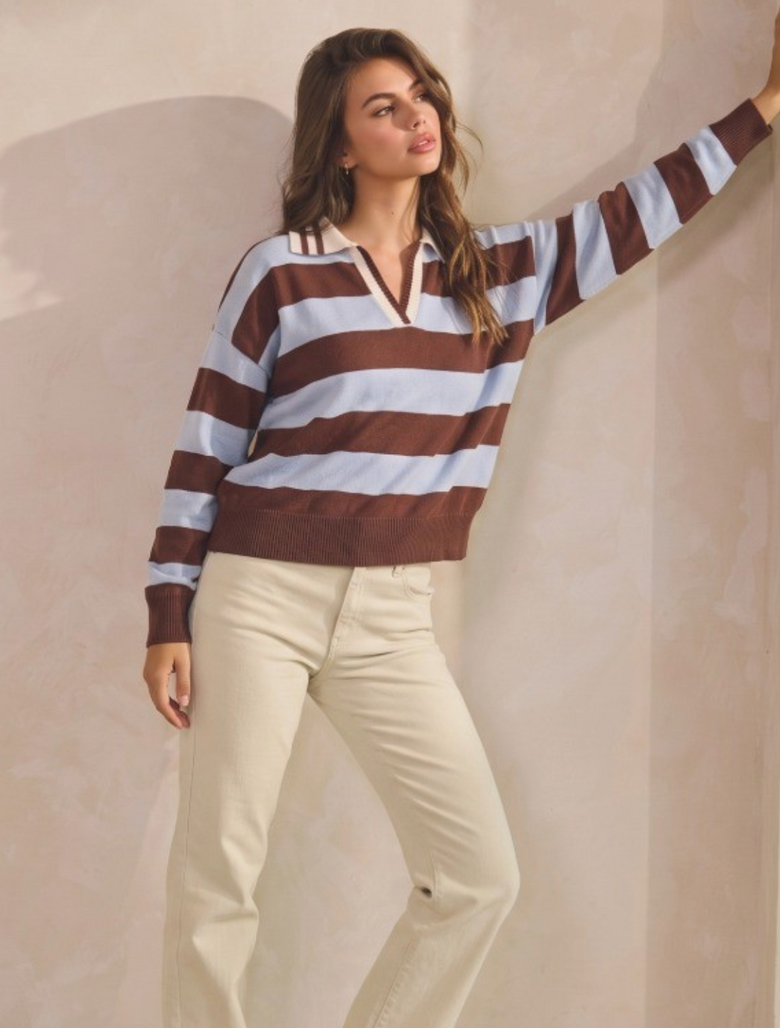 Relaxed Striped Knit sweater