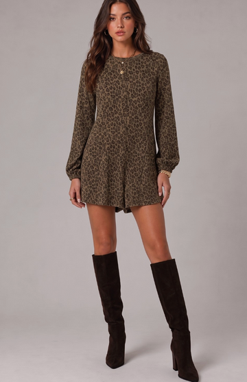 Adorable Leopard Print Romper
