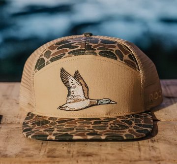 Roost 7 Panel Camo Full Color Duck Hat