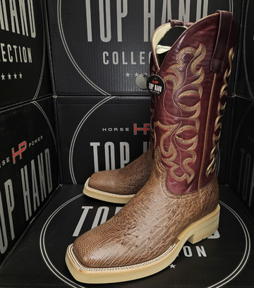 Top Hand HPC505 Kango Tobacco Smooth Ostrich Crepe Sole