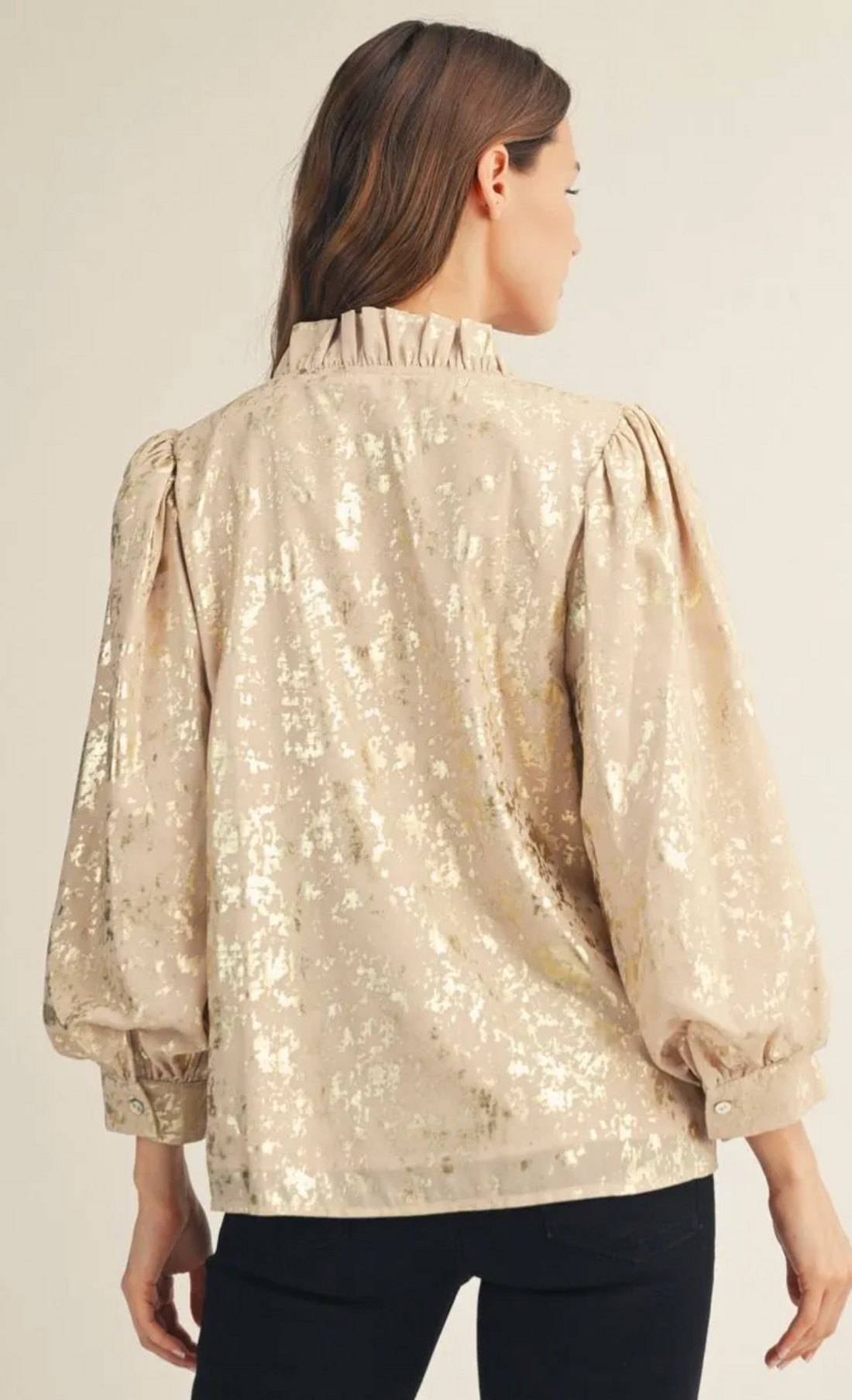 Glimpse Of Metallics Top