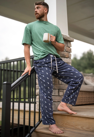 Pajama Pant - Navy Dog & Moon