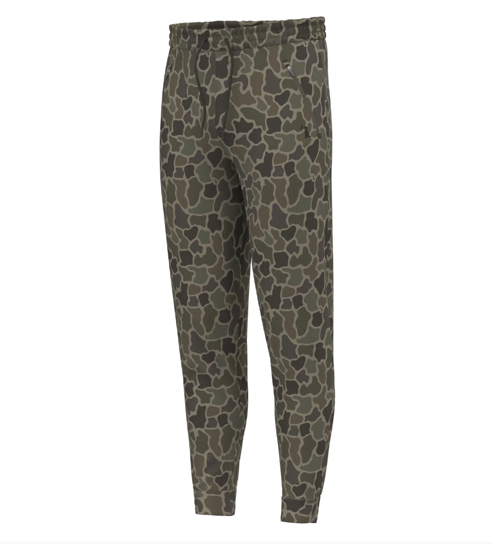 Velvet Fleece Joggers - Brush Camo
