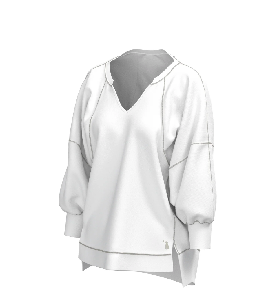 Local Girl Haven Long Sleeve - White