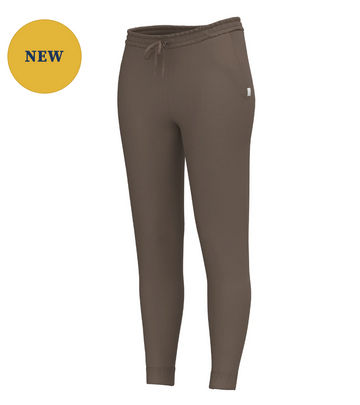 Local Girl Velvet Fleece Jogger - Cocoa