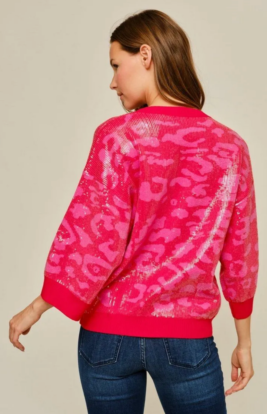 Add Some Sparkle Leopard Top